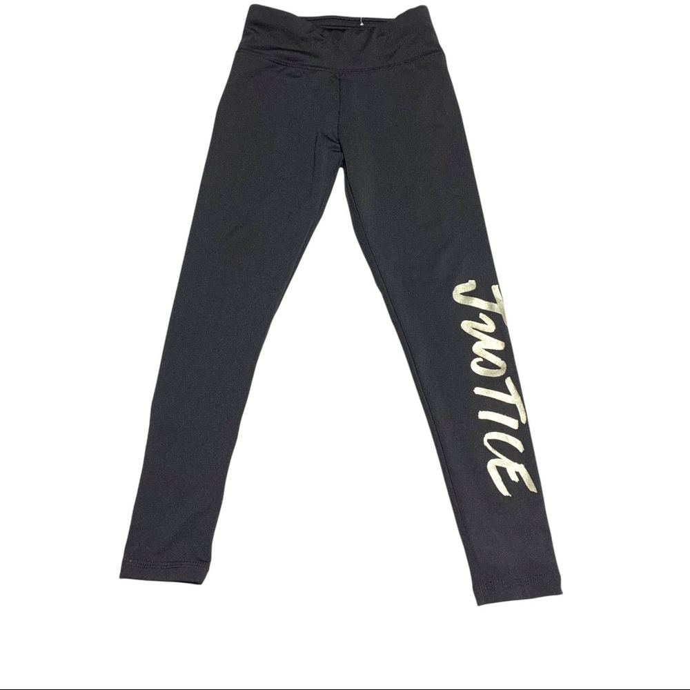 NWOT black Justice leggings, gray Gap Sweatpants, Girls 6-7 - Picture 3 of 13